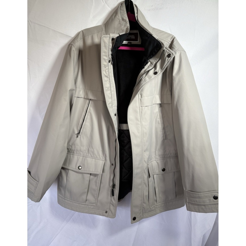 Michael Kors Jacket Size‎ XLFull Zip plus snaps pockets removeable lining